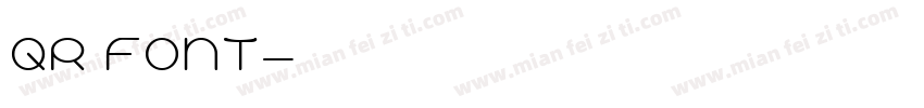 QR font字体转换